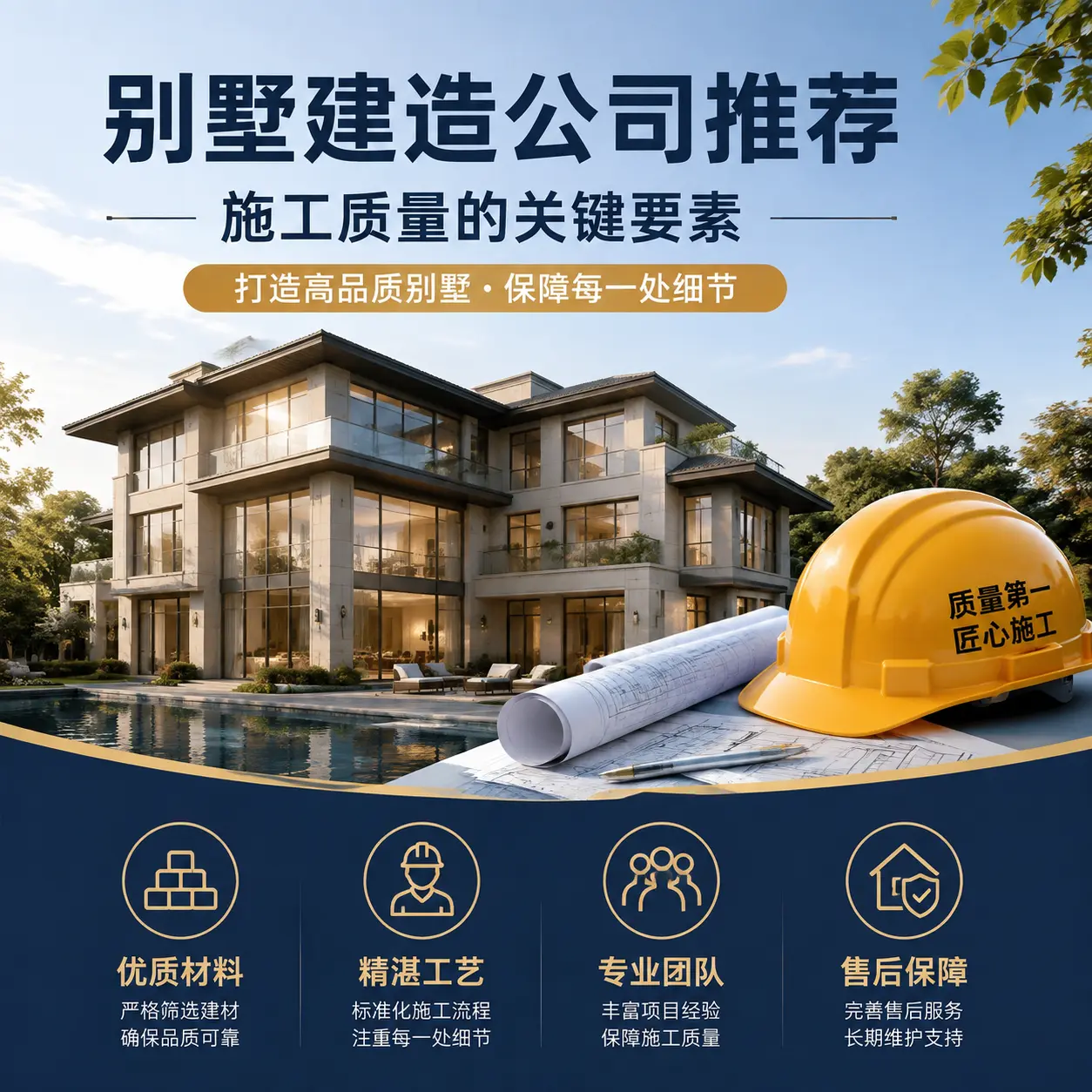 别墅建造公司推荐： 广西 施工质量的关键要素