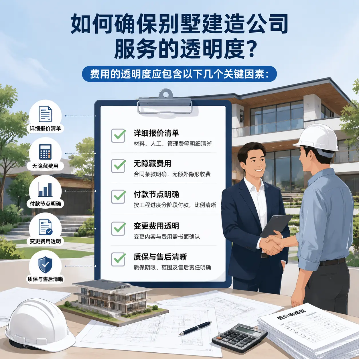 在 广西 如何确保别墅建造公司服务的透明度？