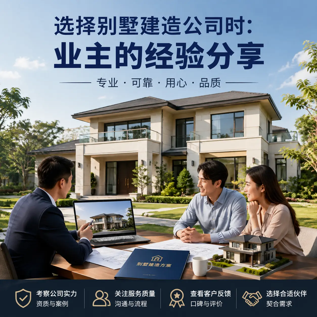 选择别墅建造公司时： 广西 业主的经验分享