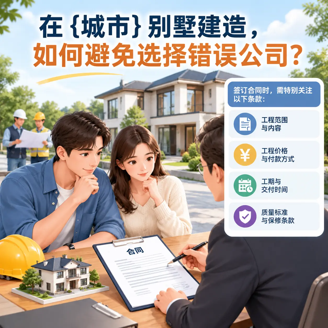 在 广西 别墅建造,如何避免选择错误公司?
