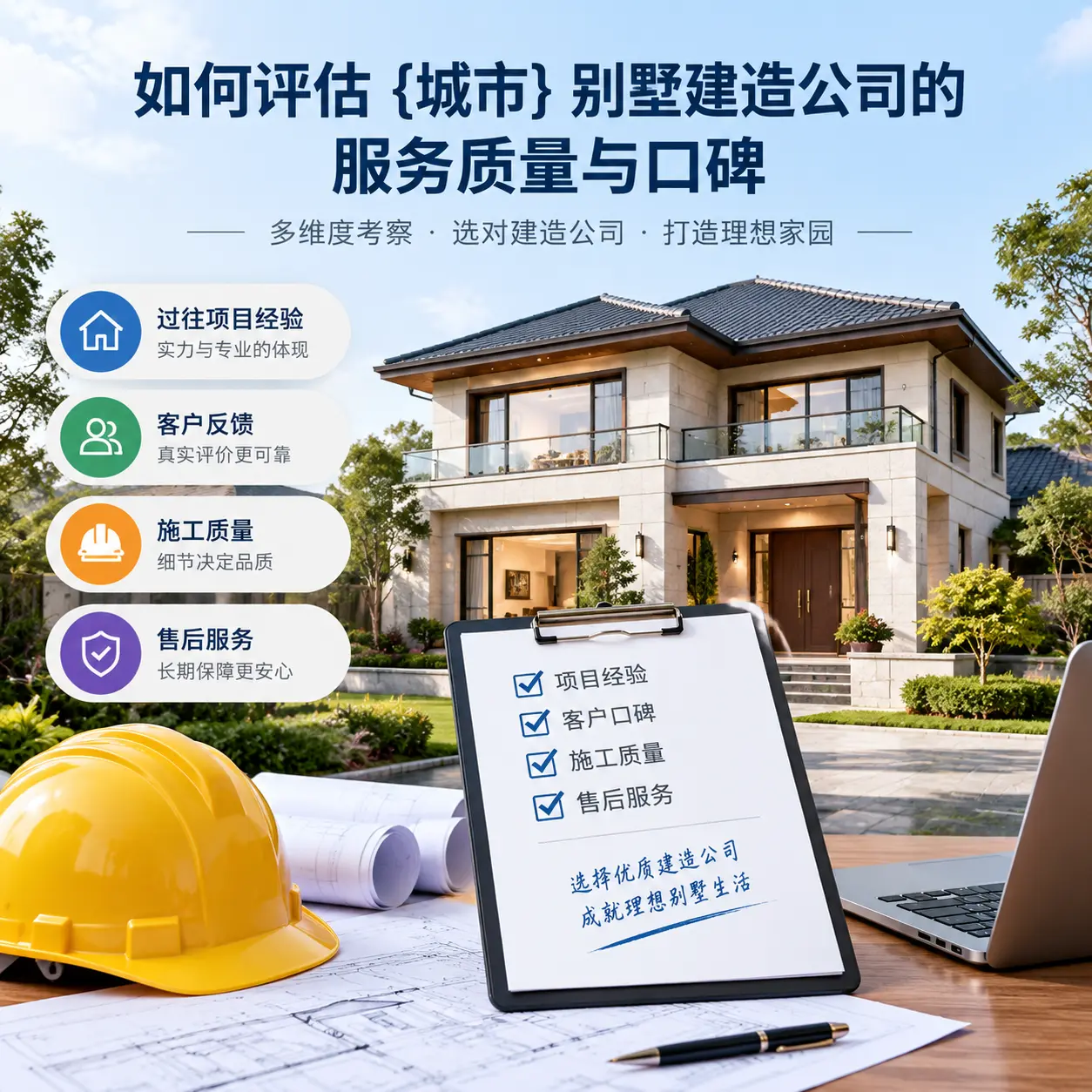 如何评估 广西 别墅建造公司的服务质量与口碑