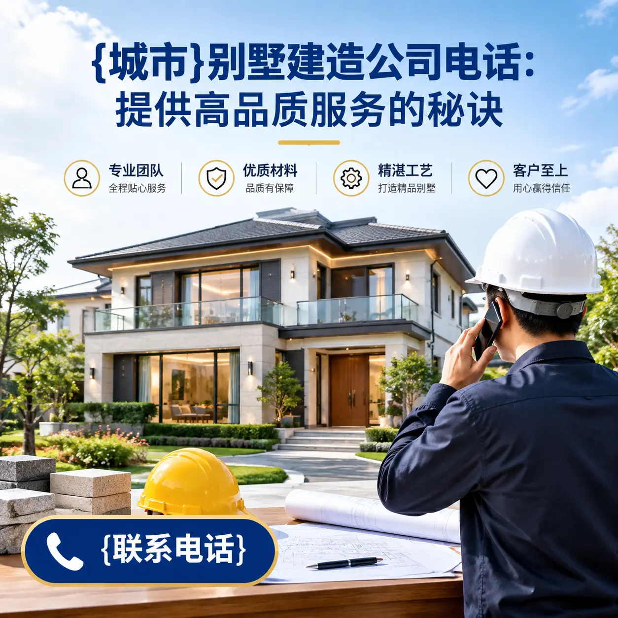 广西别墅建造公司电话：提供高品质服务的秘诀