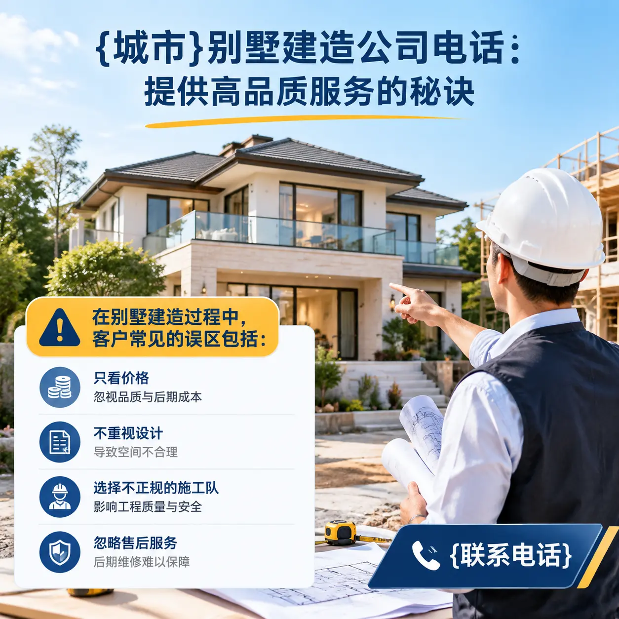 广西别墅建造公司电话:提供高品质服务的秘诀