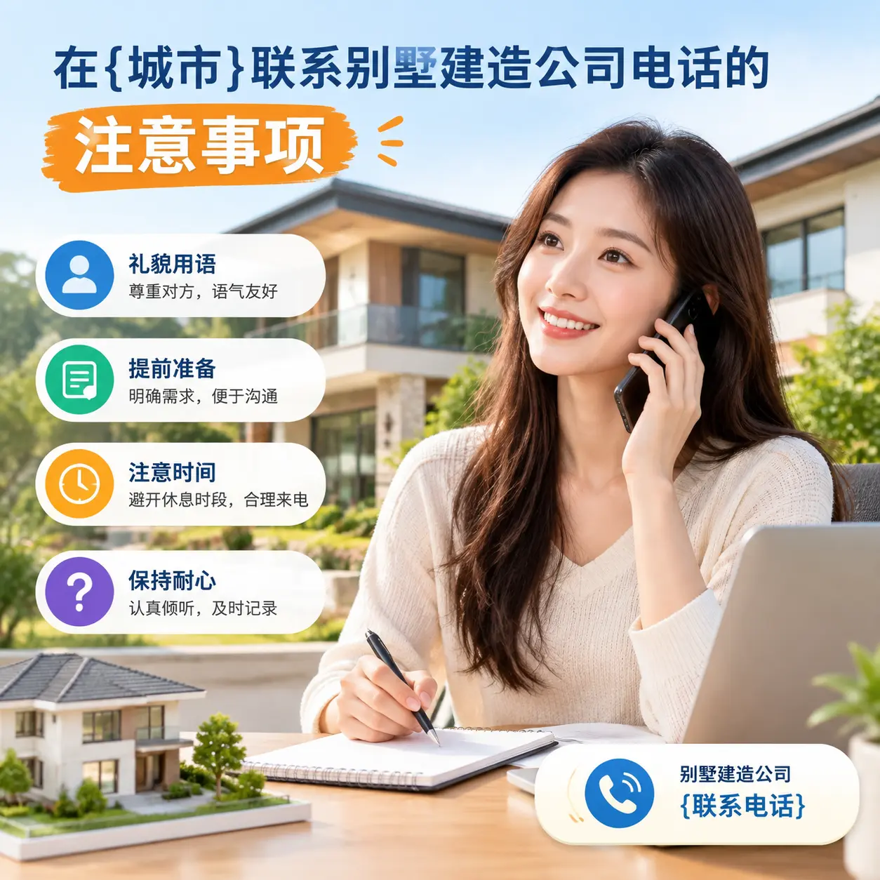 在广西联系别墅建造公司电话的注意事项