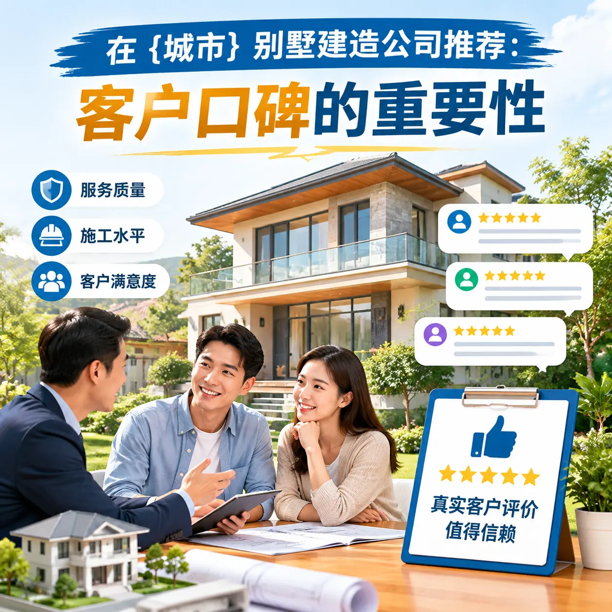 在 广西 别墅建造公司推荐：客户口碑的重要性