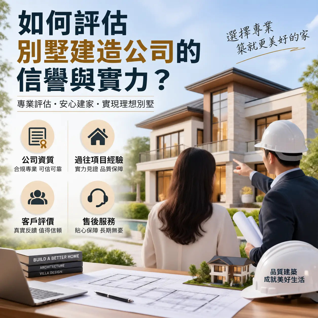 如何评估 广西 别墅建造公司的信誉与实力？