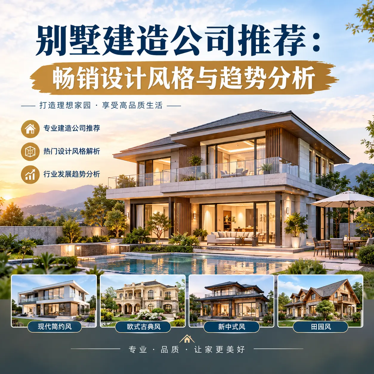 别墅建造公司推荐： 广西 畅销设计风格与趋势分析
