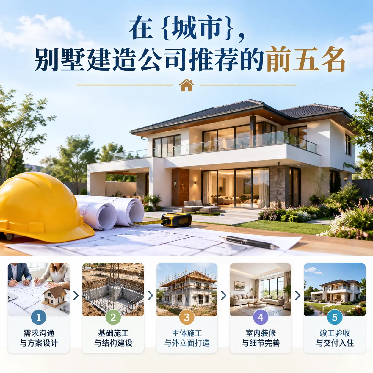 在 广西，别墅建造公司推荐的前五名