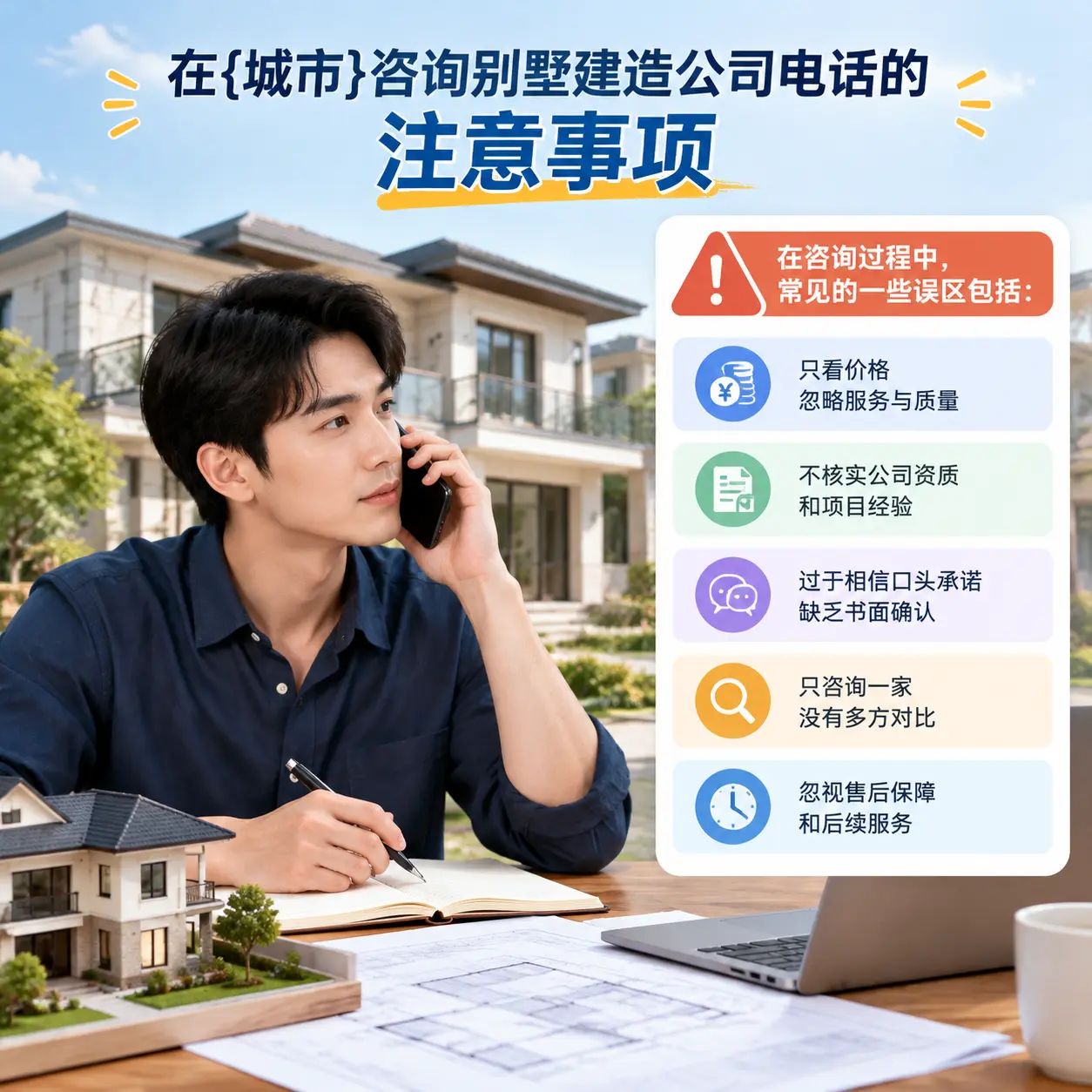 在广西咨询别墅建造公司电话的注意事项