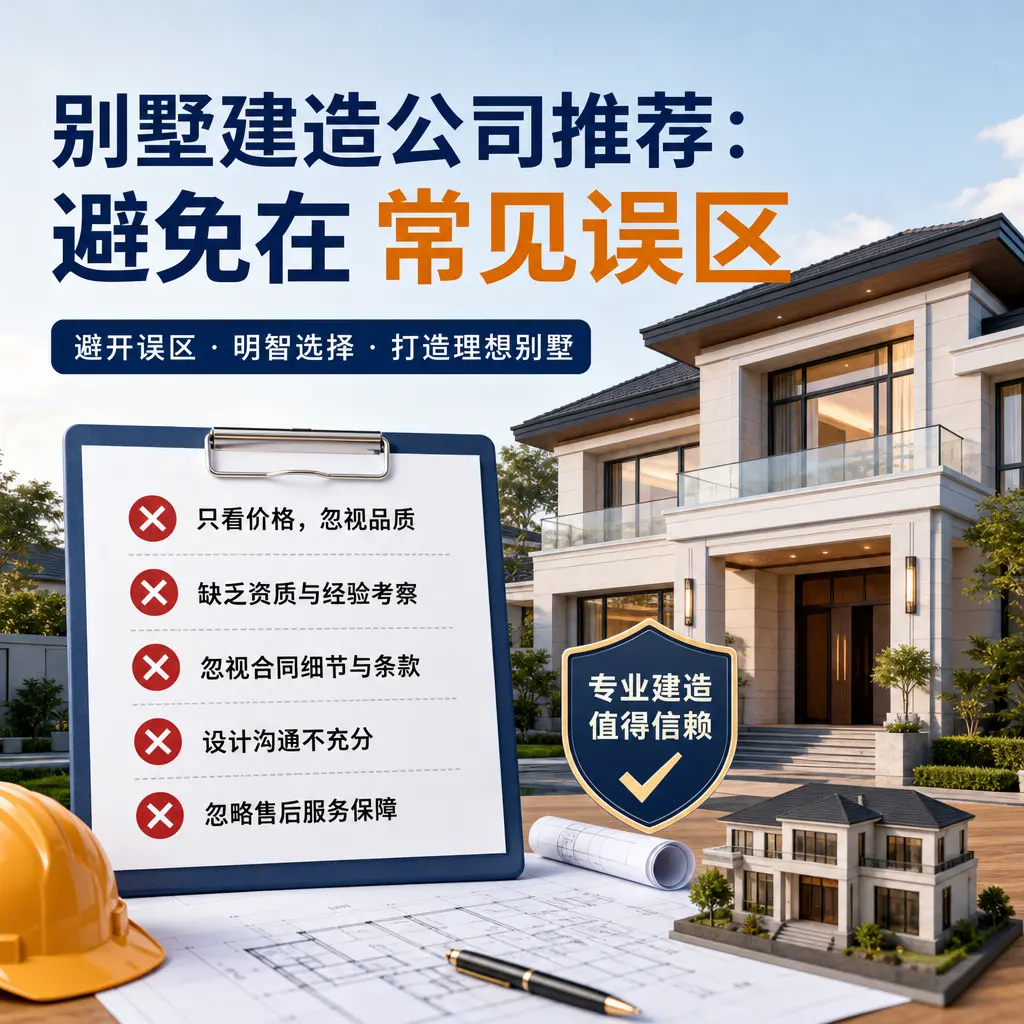 别墅建造公司推荐:避免在 广西 的常见误区