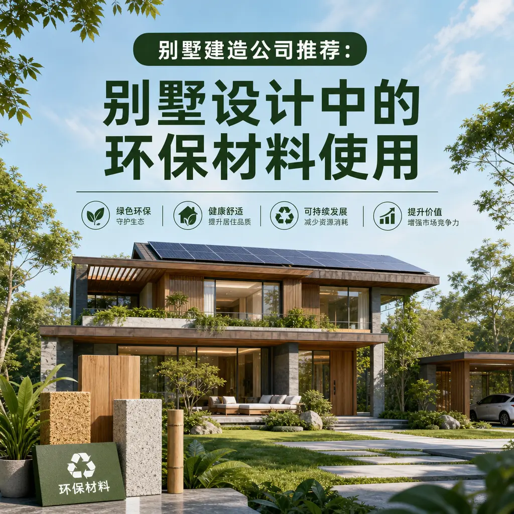 别墅建造公司推荐： 广西 别墅设计中的环保材料使用