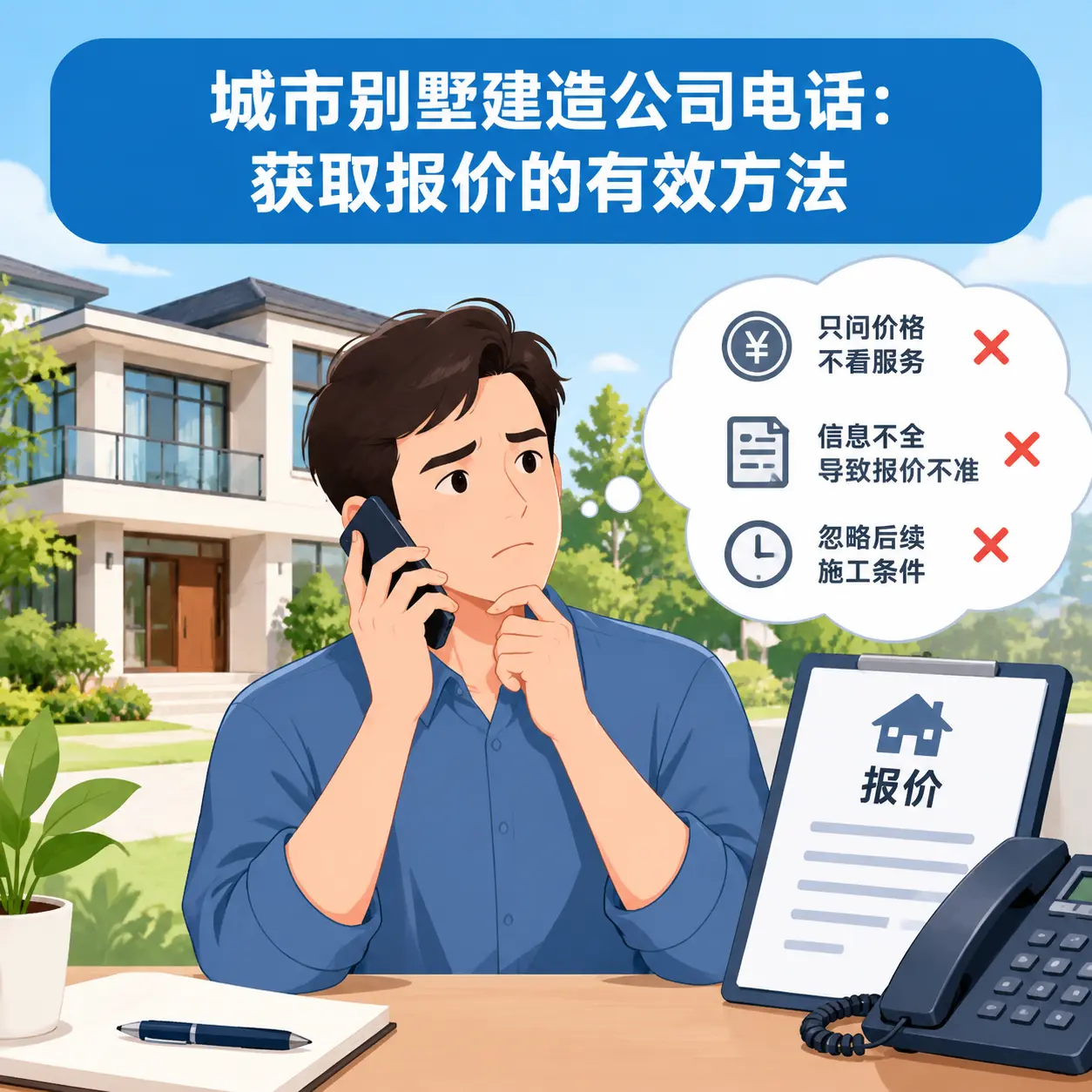 广西别墅建造公司电话：获取报价的有效方法