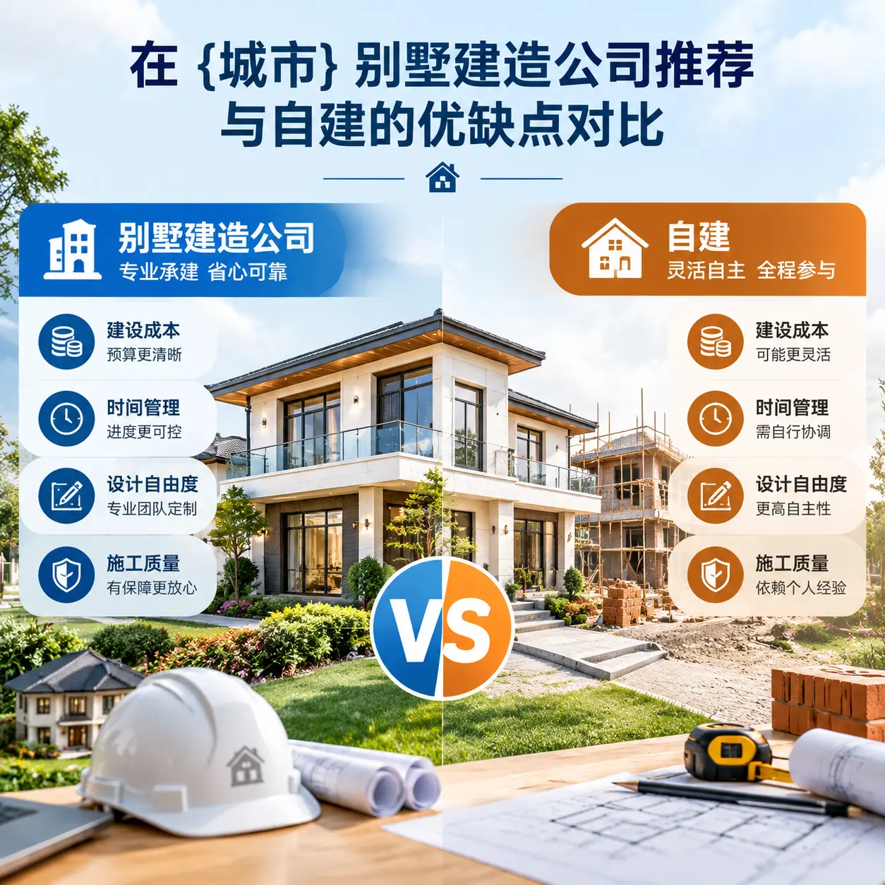 在 广西 别墅建造公司推荐与自建的优缺点对比